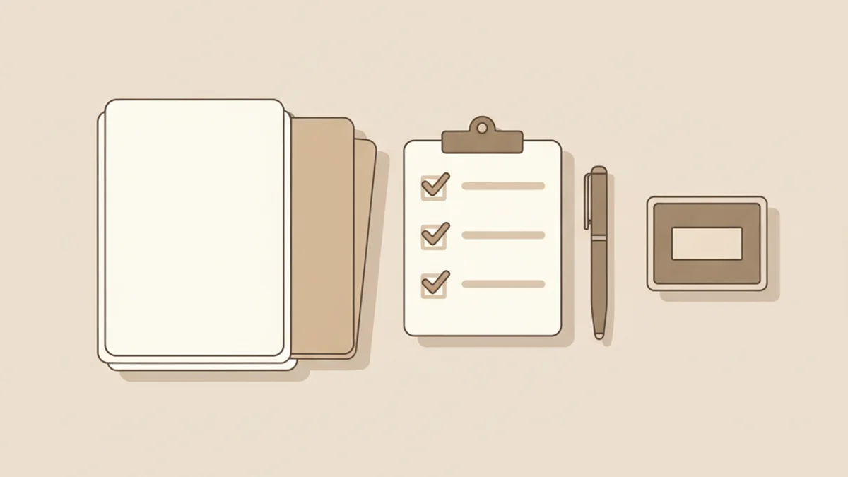 転職活動に必要な書類一覧と準備スケジュール