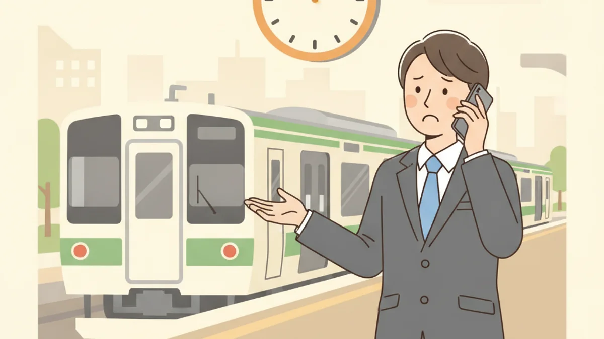 面接に遅刻しそうな時の対処法｜連絡例文とマナー
