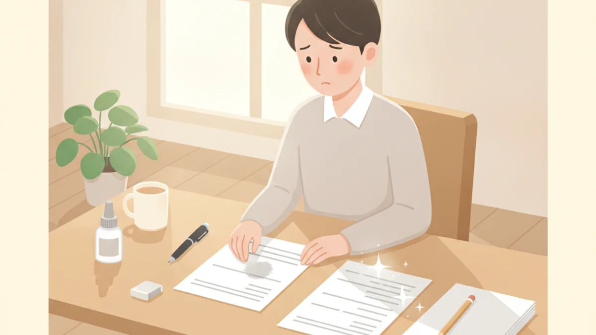履歴書を書き間違えた時の対処法｜修正液・訂正印はNG？