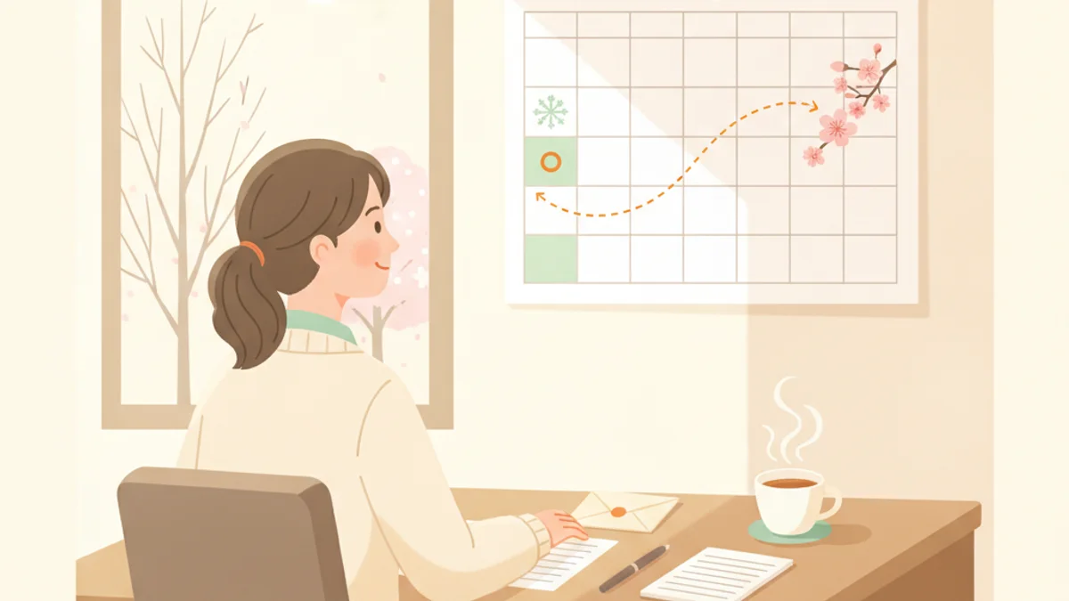 冬のボーナスをもらって4月入社｜逆算スケジュール